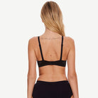 Everyday Plunge Push-Up T-Shirt Bra, Night Black Wingslove