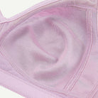 Full Coverage Minimizer Bra Wirefree No Padded Light Purple - WingsLove