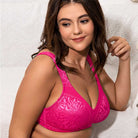 Full Coverage Minimizer Bra Wire-free, Rose Red wingslove