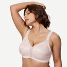 Full Coverage Minimizer Bra Wire-free, Sandshell Pink wingslove