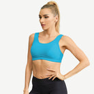 Full Coverage Wireless Sports Bra, Blue Wingslove