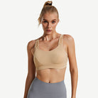 Full Coverage Wireless Sports Bra, Nude Wingslove