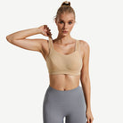 Full Coverage Wireless Sports Bra, Nude Wingslove