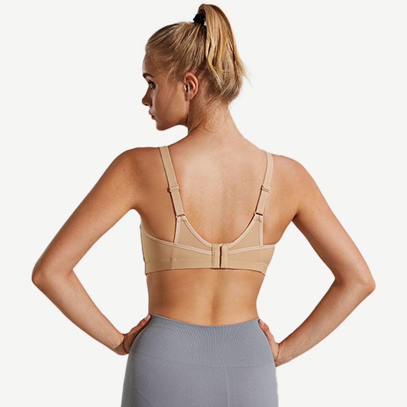 Full Coverage Wireless Sports Bra, Nude Wingslove