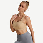 Full Coverage Wireless Sports Bra, Nude Wingslove