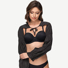 Full Figure Strapless Multiway Bra with Underwire, Black Wingslove