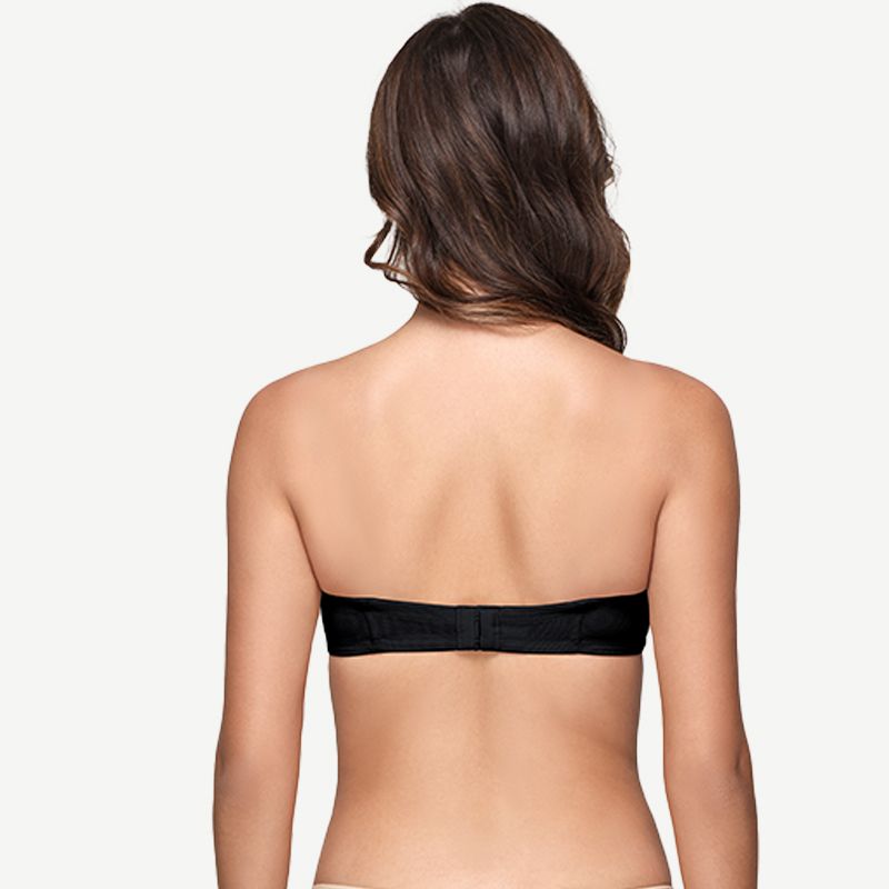 Full Figure Strapless Multiway Bra with Underwire, Black Wingslove