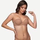 Full Figure Strapless Multiway Bra with Underwire, Coffee Wingslove