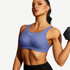 High Impact Large Bust Full Coverage Workout Bras Purple