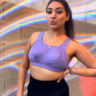 High Impact Large Bust Full Coverage Workout Bras Purple