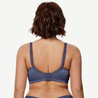 Full Coverage Minimizer Bra Wire-free, Grey Blue