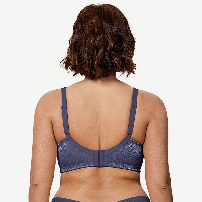 Full Coverage Minimizer Bra Wire-free, Grey Blue