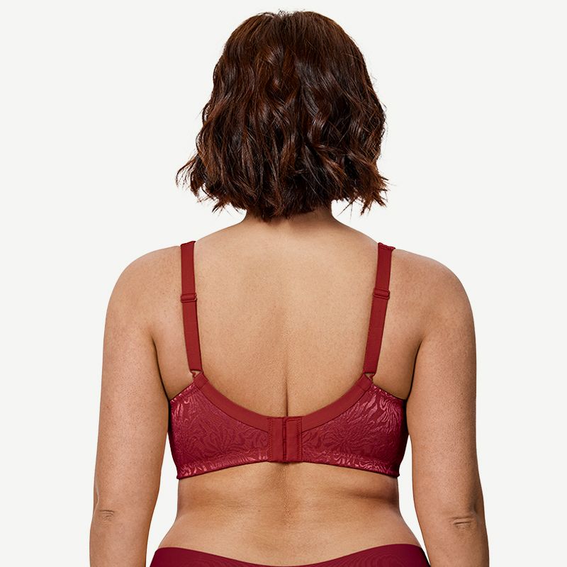 Full Coverage Minimizer Bra Wire-free, Wine Red
