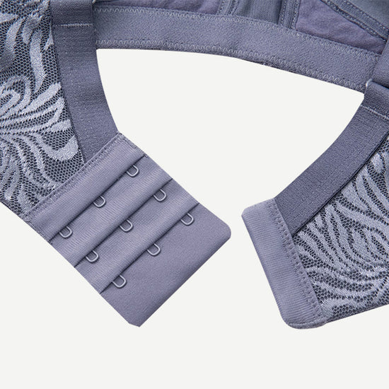 Minimizer Bra Non Padded Wire-free Grey Blue - WingsLove