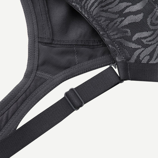 Minimizer Bra Non Padded Wire-free Black - WingsLove