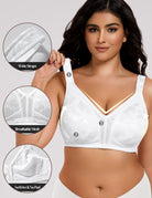 Minimizer Bras Full Coverage Wirefree, White Wingslove 05