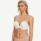 Multiway Push-Up Strapless Wireless Bra, Ivory Wingslove