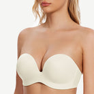 Multiway Push-Up Strapless Wireless Bra, Ivory Wingslove