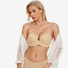 Multiway Push-Up Strapless Wireless Bra, Nude Wingslove