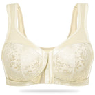 Plus Size Front Closure Hook Wireless Nude Minimizer Bra