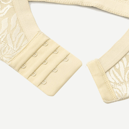 Plus Sizes Minimizer Bra Non Padded Wire-free Nude wingslove