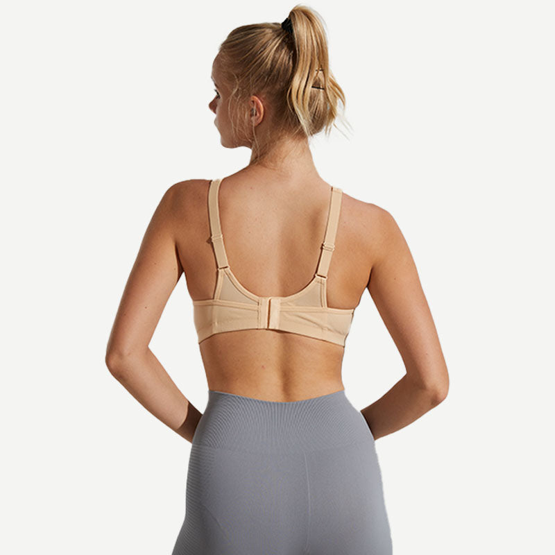 Seamless Sports Bra Wireless Comfort, Nude Wingslove