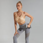 Seamless Sports Bra Wireless Comfort, Nude Wingslove