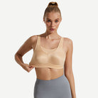 Seamless Sports Bra Wireless Comfort, Nude Wingslove
