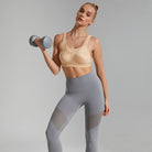 Seamless Sports Bra Wireless Comfort, Nude Wingslove