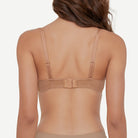 See Through Underwire Demi Sheer Bralette Bra Milk Coffee Wingslove
