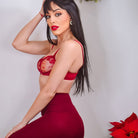 See Through Underwire Demi Sheer Balconette  Bra Wine Red Wingslove