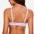 See Through Underwire Demi Sheer Bralette Bra Light Purple Wingslove