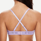 See Through Underwire Demi Sheer Bralette Bra Light Purple Wingslove