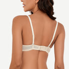 See Through Underwire Demi Sheer Bralette Bra Light Nude wingslove