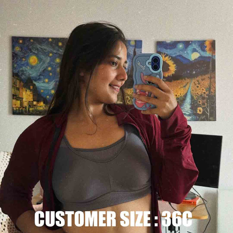 Wingslove High Impact Sports Bras for Women Seamless Full Coverage High Neck Workout Bra