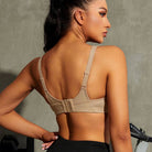 Wireless Sports Non-Padded Bra Bounce Control, Dark Nude
