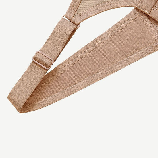 Wireless Sports Non-Padded Bra Bounce Control, Dark Nude