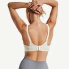 Wireless Sports Non-Padded Bra Bounce Control, Ivory Wingslove