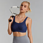 Wireless Sports Non-Padded Bra Bounce Control, Navy Wingslove