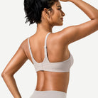 Wireless Sports Non-Padded Bra Bounce Control, Sliver Wingslove