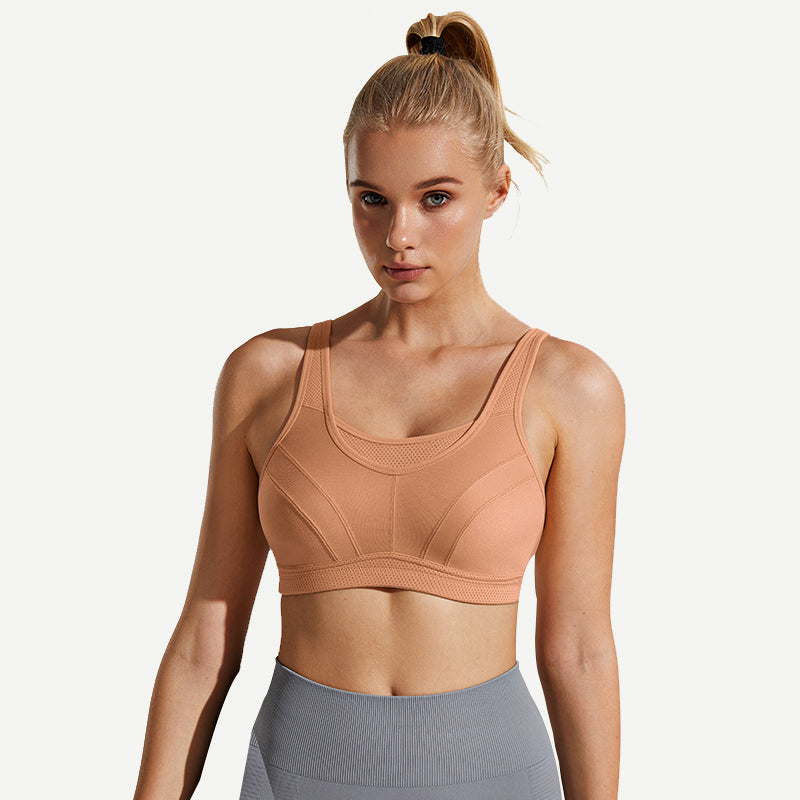 high-impact-large-bust-full-coverage-workout-bras-orange wingslove