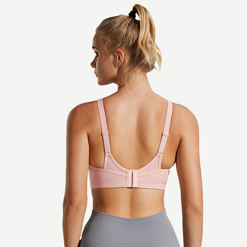 high-impact-large-bust-full-coverage-yoga-bras pink wingslove