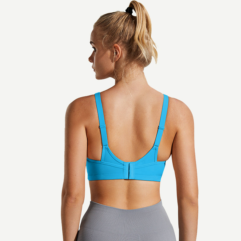 High Support Solid Sports Bra - WingsLove