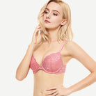 lace-push-up-bra-lightly-padded-demi-plunge-bra-bean-red wingslove