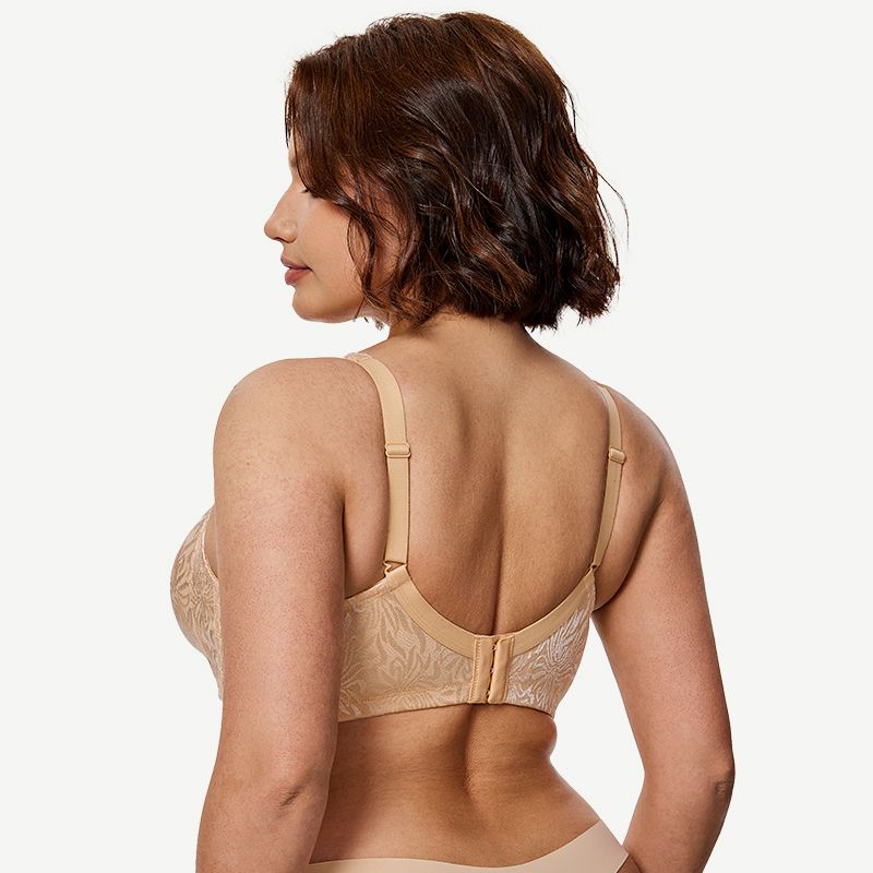 Full Coverage Minimizer Bra Wire-free, Dark Nude