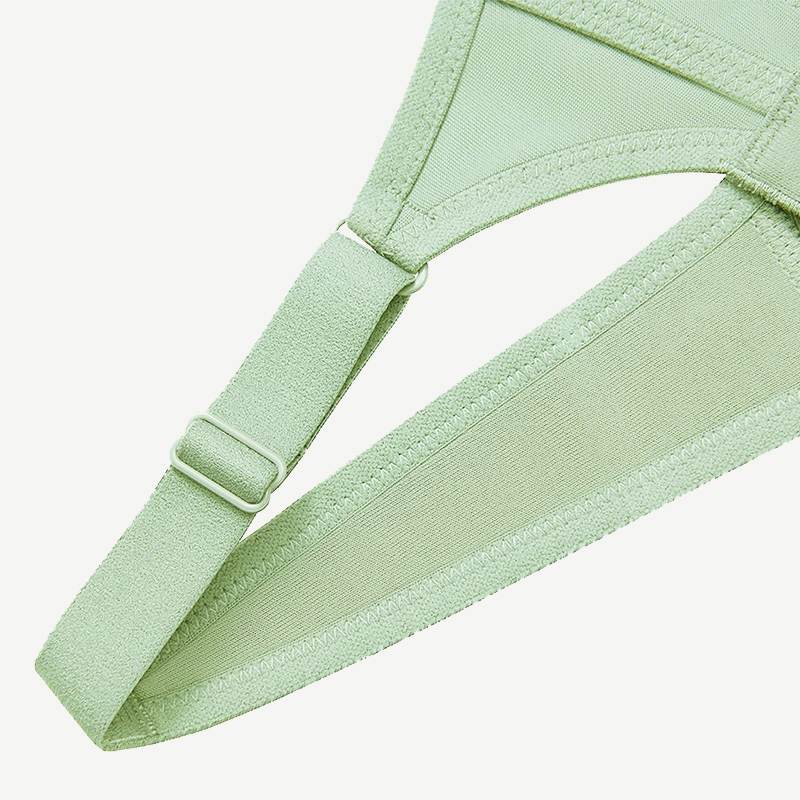 Plus Size High Impact Large Bust Full Coverage Workout Bras Green