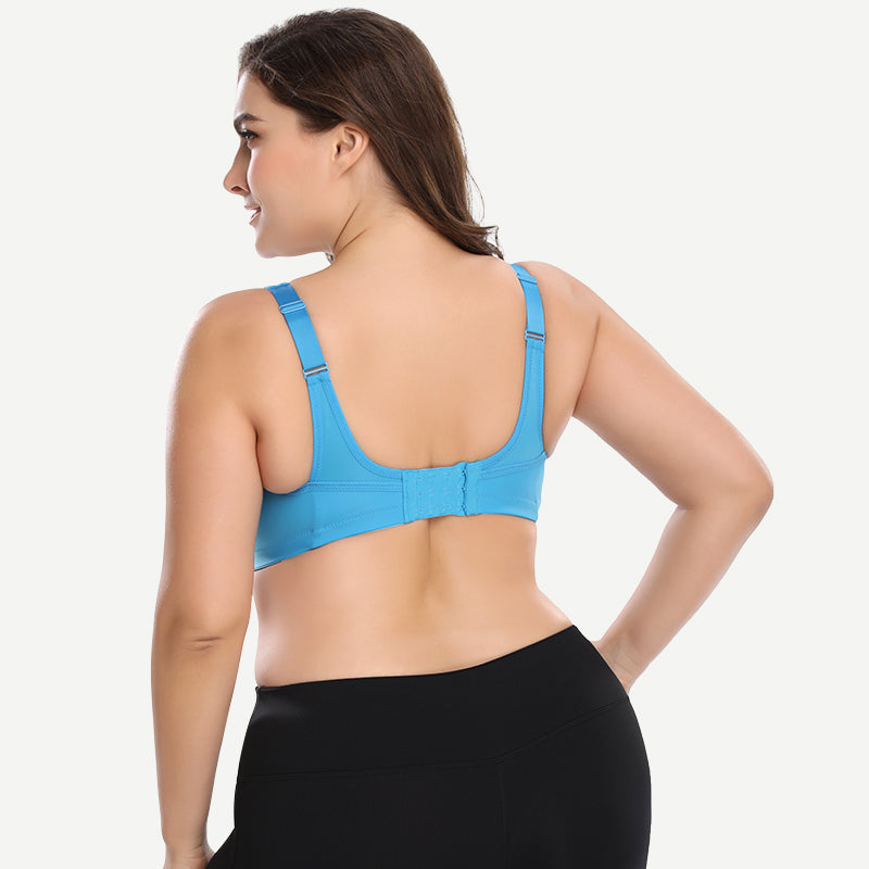 plus-size-non-padded-yoga-sports-bra-blue wingslove