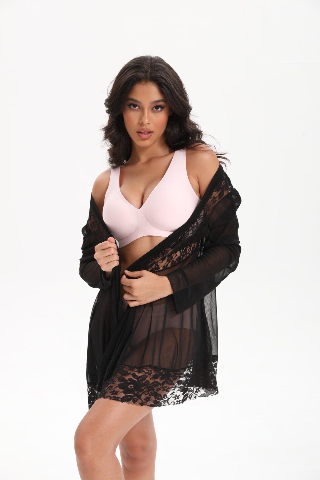 Seamless T-Shirt Sports Bra with Wireless Push - Up Lift | WingsLove Value Essential - WingsLove