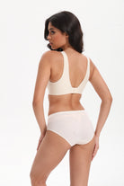 Seamless T-Shirt Sports Bra with Wireless Push - Up Lift | WingsLove Value Essential - WingsLove