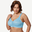Full Coverage Minimizer Bra Wire-free, Sky Blue